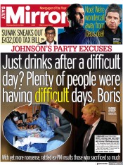 Daily Mirror () Newspaper Front Page for 23 March 2023