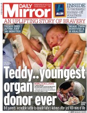 Daily Mirror () Newspaper Front Page for 23 April 2015