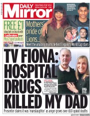 Daily Mirror () Newspaper Front Page for 23 June 2018