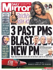 Daily Mirror () Newspaper Front Page for 23 July 2019