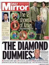 Daily Mirror () Newspaper Front Page for 24 November 2015