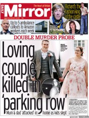Daily Mirror () Newspaper Front Page for 24 November 2021