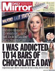 Daily Mirror () Newspaper Front Page for 25 October 2017