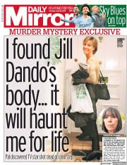 Daily Mirror () Newspaper Front Page for 25 April 2019