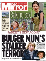 Daily Mirror () Newspaper Front Page for 26 October 2016