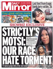 Daily Mirror () Newspaper Front Page for 26 October 2019
