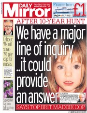 Daily Mirror () Newspaper Front Page for 26 April 2017