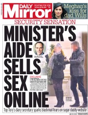 Daily Mirror () Newspaper Front Page for 26 April 2018