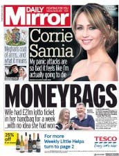 Daily Mirror () Newspaper Front Page for 26 May 2018