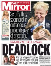 Daily Mirror () Newspaper Front Page for 26 June 2019