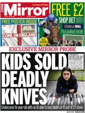 Daily Mirror () Newspaper Front Page for 26 July 2022