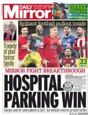 Daily Mirror () Newspaper Front Page for 27 December 2019