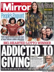 Daily Mirror () Newspaper Front Page for 27 April 2022