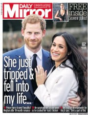 Daily Mirror () Newspaper Front Page for 28 November 2017