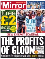 Daily Mirror () Newspaper Front Page for 28 January 2023