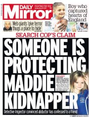 Daily Mirror () Newspaper Front Page for 28 March 2017