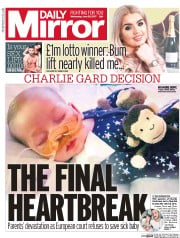 Daily Mirror () Newspaper Front Page for 28 June 2017