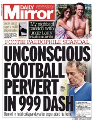 Daily Mirror () Newspaper Front Page for 29 November 2016