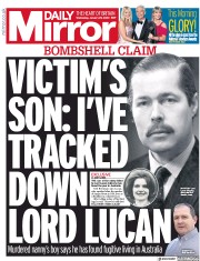 Daily Mirror () Newspaper Front Page for 29 January 2020