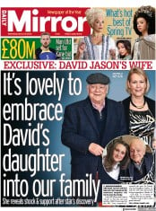 Daily Mirror () Newspaper Front Page for 29 March 2023