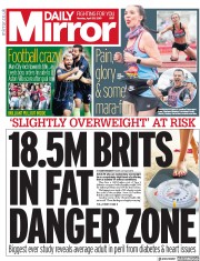Daily Mirror () Newspaper Front Page for 29 April 2019