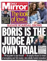 Daily Mirror () Newspaper Front Page for 29 April 2021