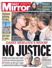 Daily Mirror () Newspaper Front Page for 29 May 2018