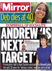 Daily Mirror () Newspaper Front Page for 29 June 2022