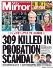 Daily Mirror () Newspaper Front Page for 2 March 2020