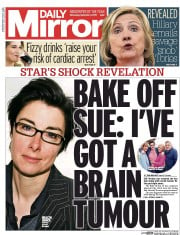 Daily Mirror () Newspaper Front Page for 2 September 2015