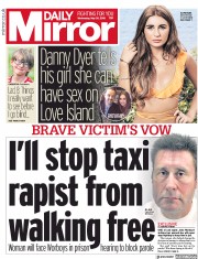 Daily Mirror () Newspaper Front Page for 30 May 2018