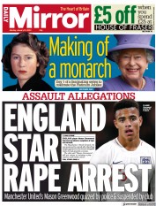 Daily Mirror () Newspaper Front Page for 31 January 2022
