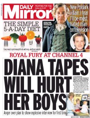 Daily Mirror () Newspaper Front Page for 31 July 2017