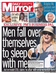 Daily Mirror () Newspaper Front Page for 4 October 2019