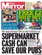 Daily Mirror () Newspaper Front Page for 4 December 2020