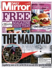 Daily Mirror () Newspaper Front Page for 4 January 2014