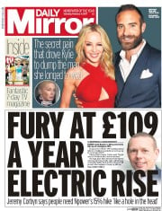 Daily Mirror () Newspaper Front Page for 4 February 2017