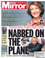 Daily Mirror () Newspaper Front Page for 4 April 2017