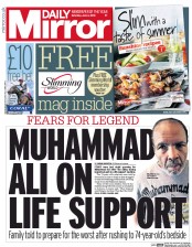 Daily Mirror () Newspaper Front Page for 4 June 2016