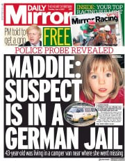 Daily Mirror () Newspaper Front Page for 4 June 2020