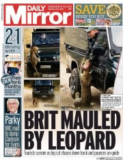 Daily Mirror () Newspaper Front Page for 4 July 2015
