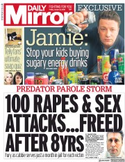 Daily Mirror () Newspaper Front Page for 5 January 2018