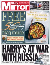 Daily Mirror () Newspaper Front Page for 5 January 2019