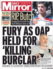 Daily Mirror () Newspaper Front Page for 5 April 2018