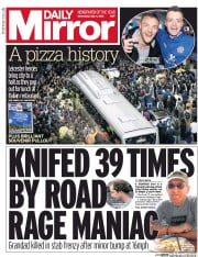Daily Mirror () Newspaper Front Page for 5 May 2016