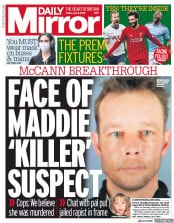 Daily Mirror () Newspaper Front Page for 5 June 2020