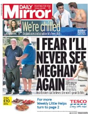 Daily Mirror () Newspaper Front Page for 5 July 2018