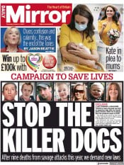 Daily Mirror () Newspaper Front Page for 6 October 2022