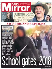 Daily Mirror () Newspaper Front Page for 6 December 2018