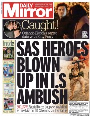 Daily Mirror () Newspaper Front Page for 6 February 2016